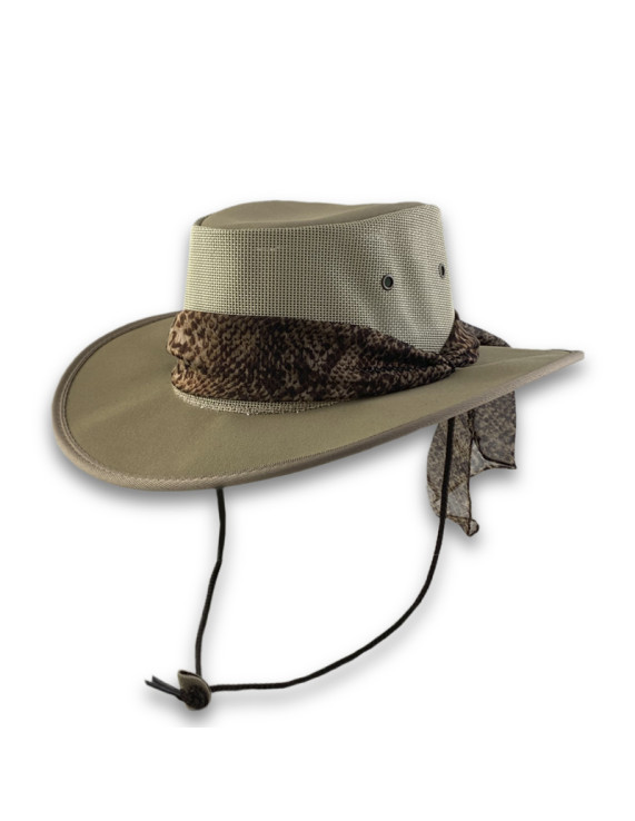 Sombrero Ladies Canvas Drover Beige