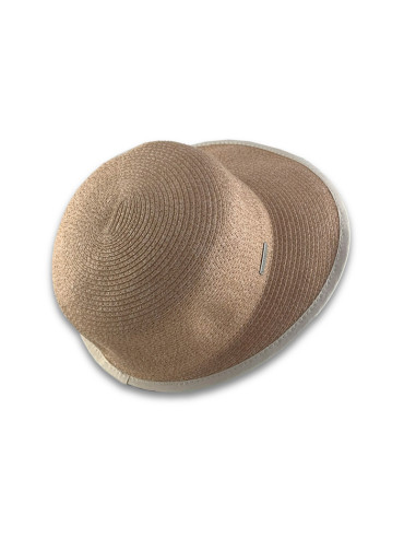 Visera Paper Braid Cap Marrón Nuez de Seeberger