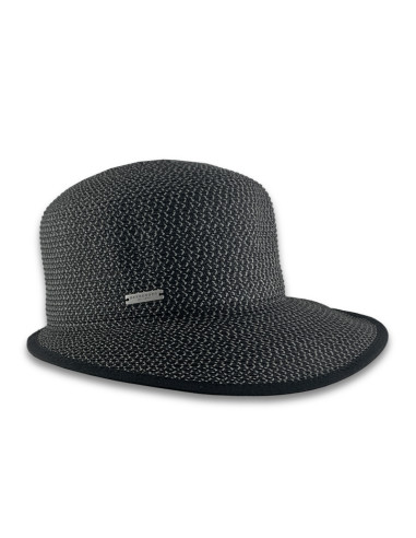 Visera Paper Braid Cap Negra de Seeberger