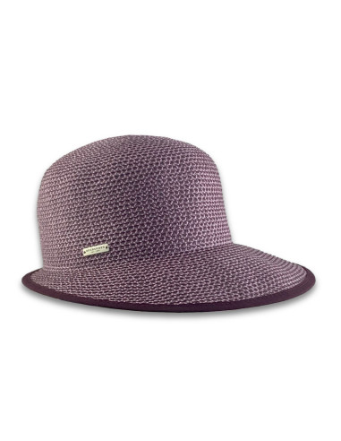 Visera Paper Braid Cap Violeta de Seeberger