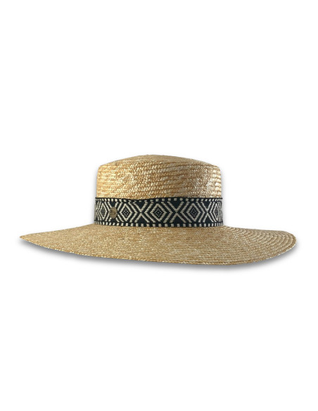 Sombrero Persepolis Natural Cinta Negra