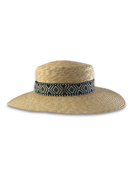 Sombrero Persepolis Natural Cinta Negra