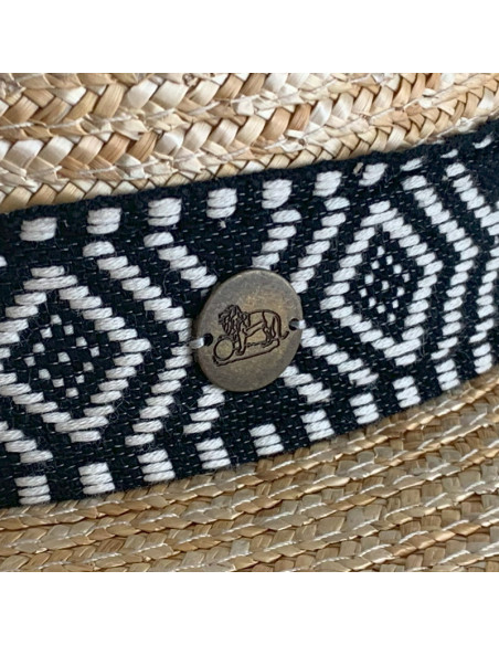 Sombrero Persepolis Natural Cinta Negra