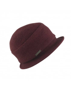 BOILED WOOL CLOCHE ASYMET