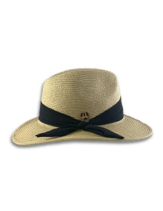 Sombrero Indi Sra Banda Negra Natural 2