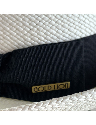 Sombrero Panamá Visconti Blanco Cinta Negro