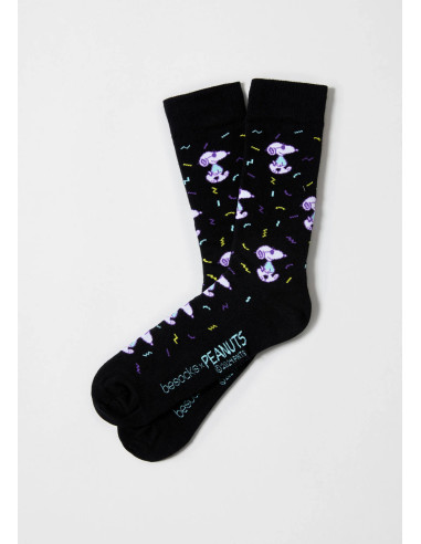 Calcetines BESNOOPY FUN Negro de BESOCKS