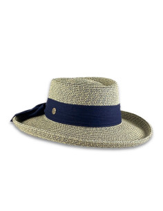 Sombrero Gambler Banda y Lazo Trasero