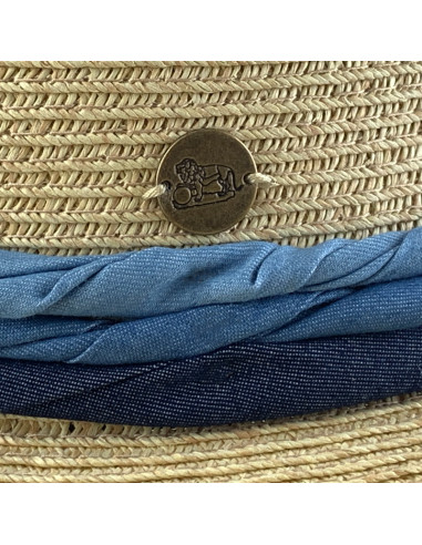 Sombrero Indiana banda trenzada