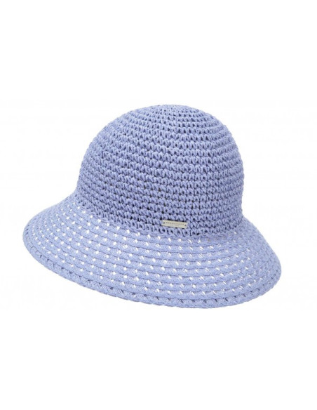 Sombrero Paper Crochet Cloche whith bow de Seeberger