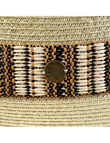 Sombrero Gambler Banda Pliegues