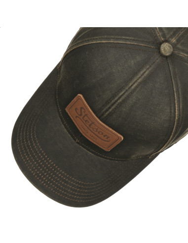 Baseball Cap co/pes Leather Patch de Stetson