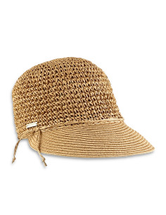 PAPER CROCHET CAP WITH BIG VISOR de Seeberger