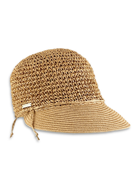 PAPER CROCHET CAP WITH BIG VISOR de Seeberger