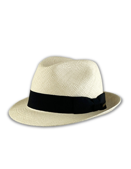 Sombrero Panamá Visconti Natural Cinta Negra