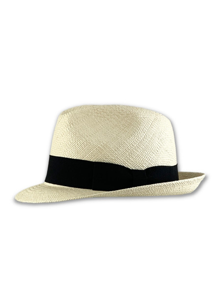 Sombrero Panamá Visconti Natural Cinta Negra