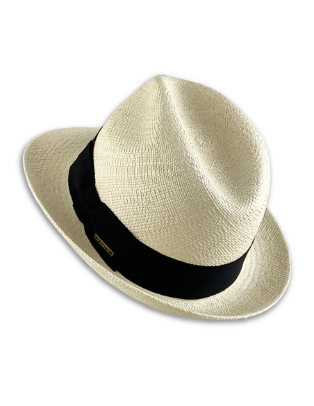 Sombrero Panamá Visconti Natural Cinta Negra