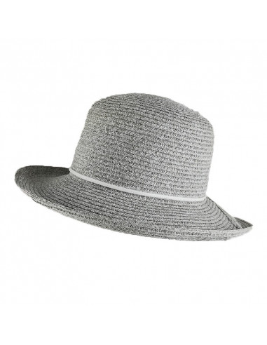 Sombrero Felicia Gris y Blanco