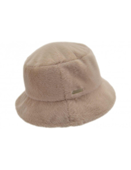 FAKE FUR BUCKET WITH EARFLAPS de Seeberger
