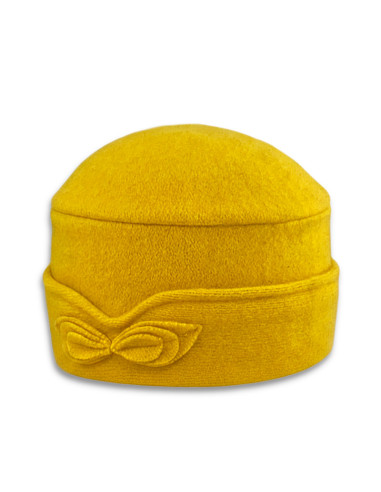 BOILED WOOL TOQUE de Seeberger