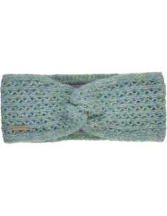Knit headband w/knot detail in ajour design de SEEBERGER