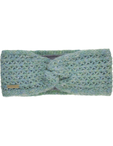 Knit headband w/knot detail in ajour design de SEEBERGER