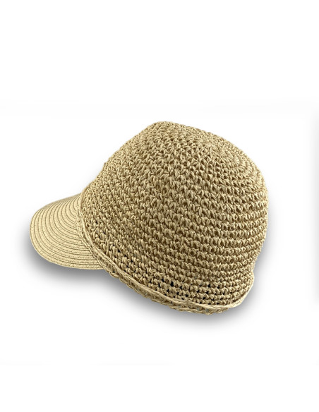 Sombrero Paper Crochet con Visera de Seeberger