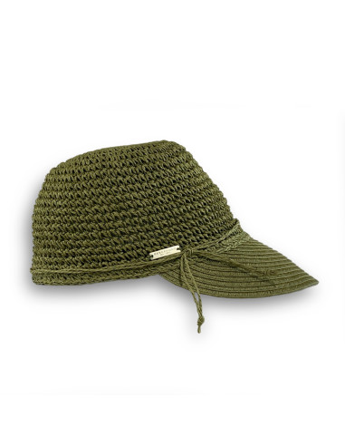Sombrero Paper Crochet con Visera de Seeberger