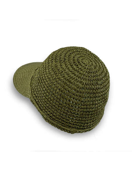 Sombrero Paper Crochet con Visera de Seeberger