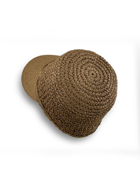 Sombrero Paper Crochet con Visera de Seeberger
