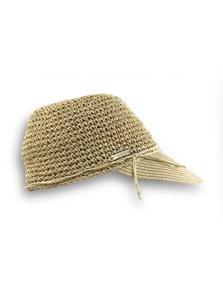Sombrero Paper Crochet con Visera de Seeberger