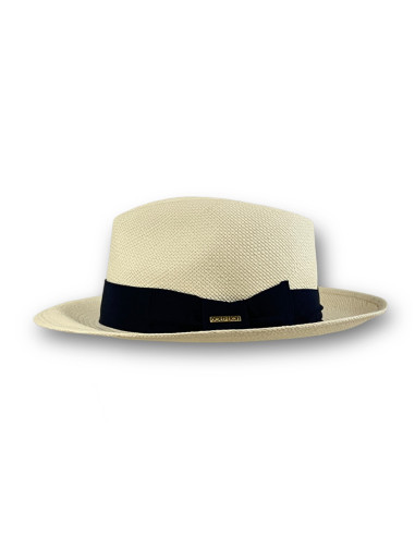 Sombrero Panamá Santorini Blanco Cinta Azul