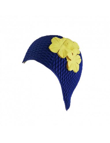 Gorro de Baño Deco Navy Yellow