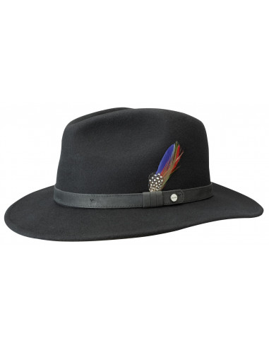 Sombrero Traveller Woolfelt Negro