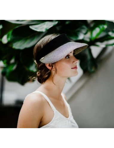 Visera Evy White Navy