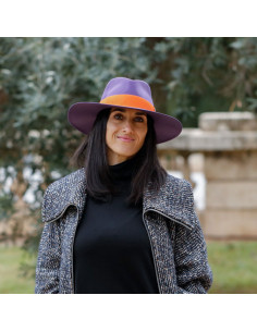 Sombrero Pampaneira morado 2