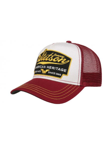 Trucker Cap American Heritage Burdeos de Stetson