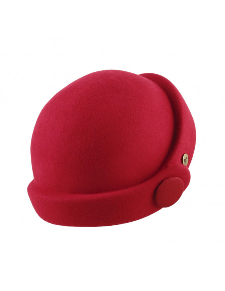 Casquete Guillermina Fresa