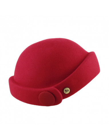 Casquete Guillermina Fresa