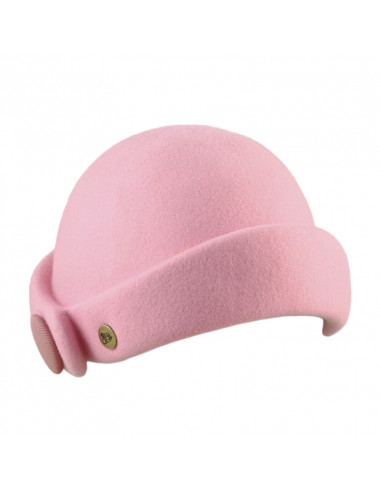 Casquete Guillermina Pastel