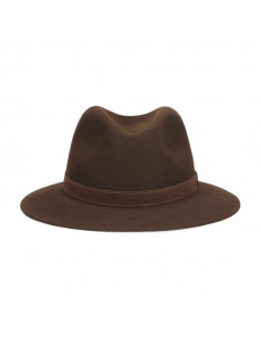 Sombrero Borsalino Alessandria Marrón Cinta Piel 2