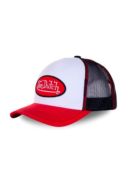 Gorra Von Dutch BBR Blanco y Rojo