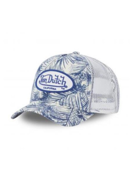 Gorra Von Dutch Flo B Blanca y Azul